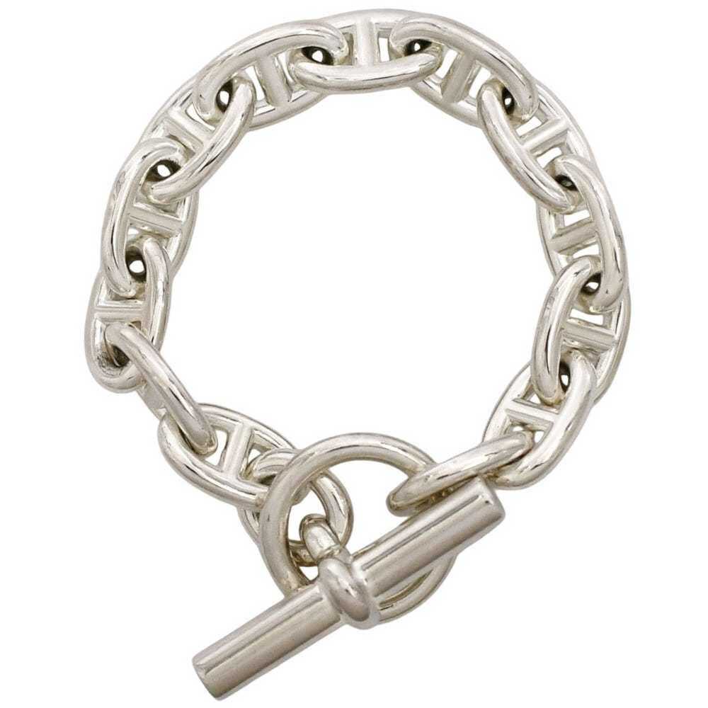 HERMES Silver Charm Bracelet